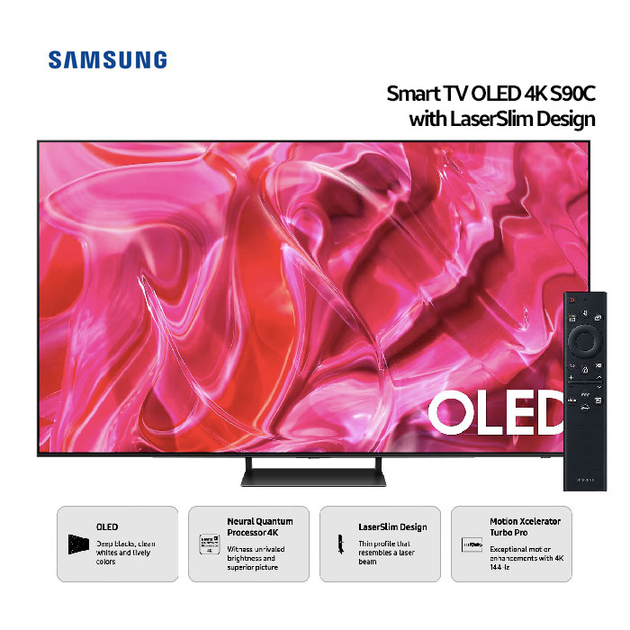 Samsung Smart TV OLED 4K S90C 55" - 55S90C | QA55S90CAKXXD